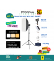  PROOCAM KB-1210  60cm x90cm Universal Mount with Light Stand KB Bowen Studio Softbox (SET A2)
